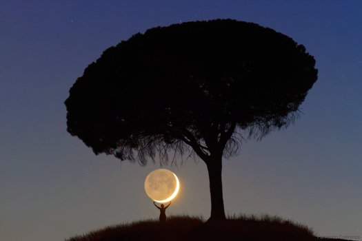 I Brought You the Moon Image Credit & Copyright- Fernando Cabrerizo.jpg